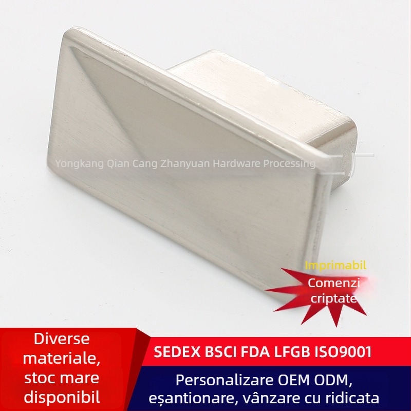 Mâner metalic pentru sertare și dulapuri – design modern minimalist, oțel inoxidabil
