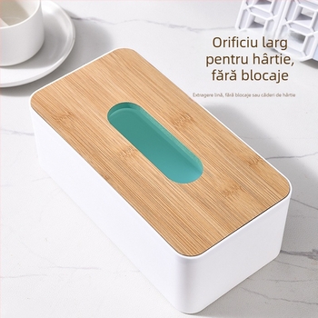 Cutie din plastic pentru șervețele, aspect luxos, mare dimensiune, potrivită pentru sufragerie și birou