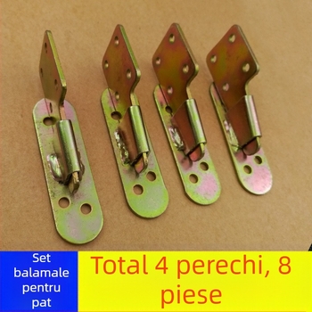 Inserție pentru pat cu design în formă de corn pentru cadru detașabil, hardware pentru mobilier