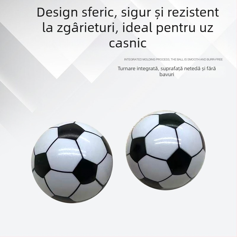 Mâner pentru mobilier din ABS plastic, formă de fotbal, design minimalist, pentru sertare și uși de dulap.