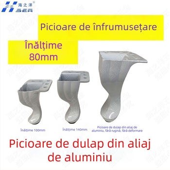 Picioare pentru mobilier din aliaj de aluminiu pentru dulap, noptiere, canapea, măsuță de cafea și suport TV — stil european