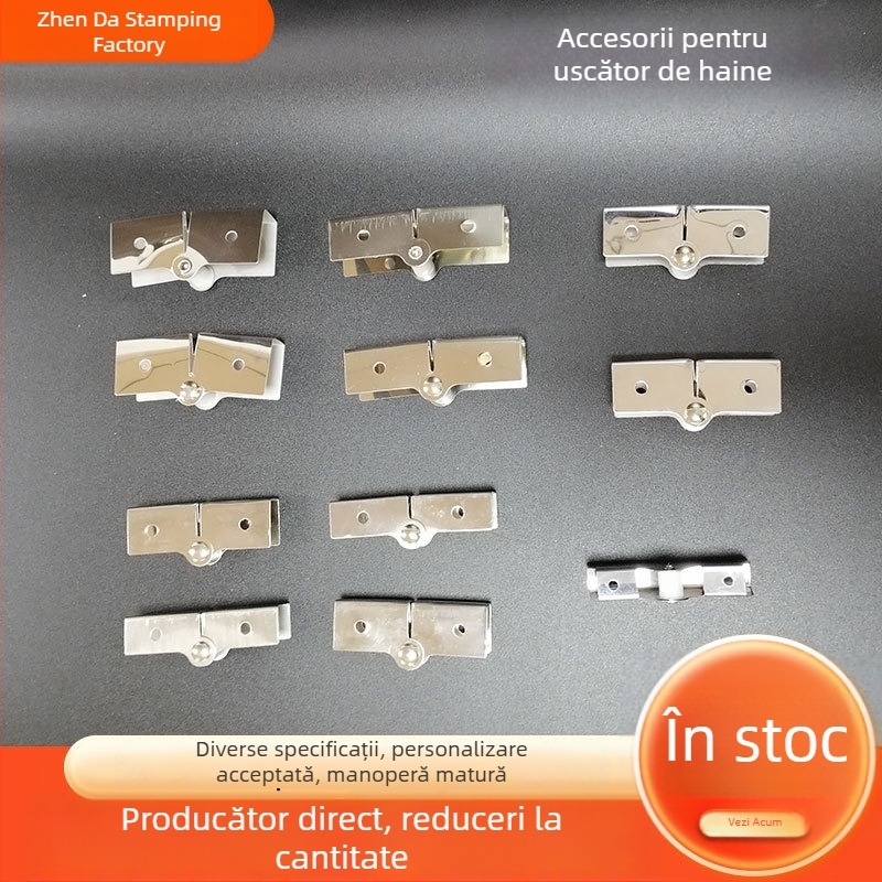 Balama cu ax central în formă de aripă pentru uscător pliabil, conector din țeavă de aluminiu