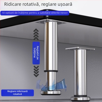 Picioare de susținere din oțel inox SUS304, reglabile, rezistente la coroziune, pentru dulapuri de baie, mobilier TV, canapele și măsuțe de cafea