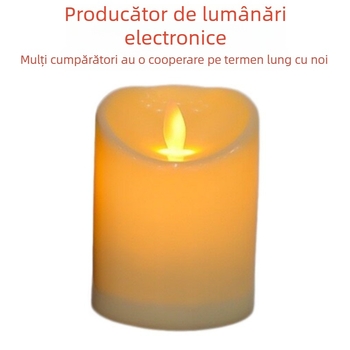 Lumânare LED cu mișcare, pentru decor hotelier și karaoke, fără fum, iluminare ambientală pentru nașteri și nunți
