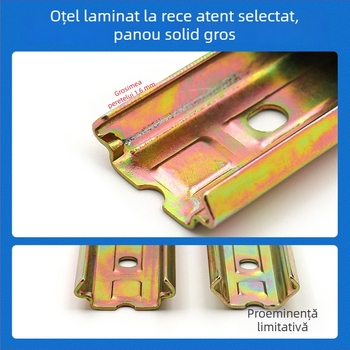 Mecanism de fixare pentru canapea cu 18 puncte, hardware din fier, model MY-04, finisaj zinc alb