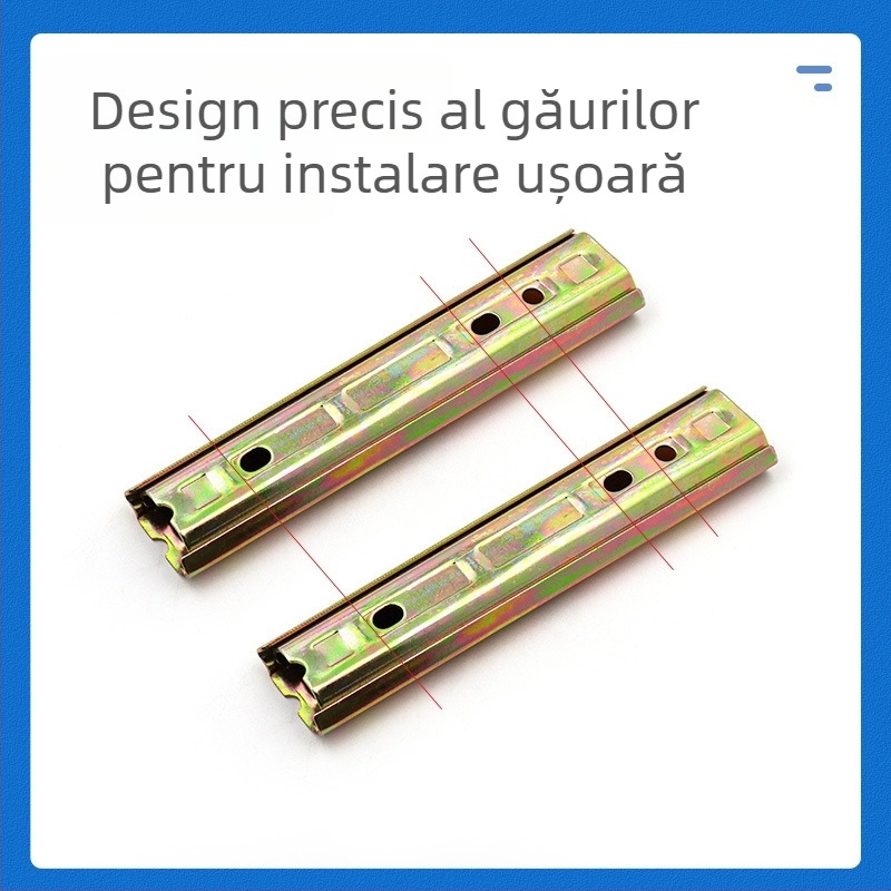 Mecanism de fixare pentru canapea cu 18 puncte, hardware din fier, model MY-04, finisaj zinc alb
