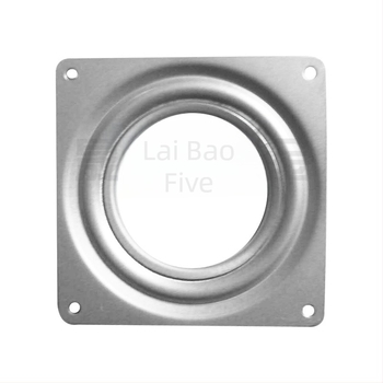 Platou rotativ din fier pentru masă de dining din sticlă pătrată – dimensiuni 3/4/6 inchi, design modern minimalist
