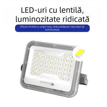 Lampă de perete LED solar, exterior, IP67 impermeabilă, control inteligent al luminii cu senzor radar