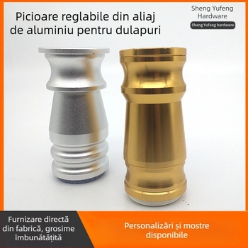 Picioare pentru mobilier din aliaj de aluminiu, stil european, reglabile, pentru dulapuri de baie și canapele