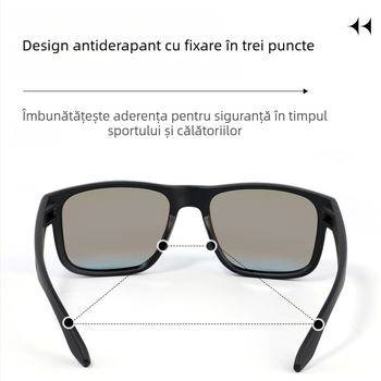 Ochelari de soare TR90 polarizați, protecție UV, unisex, pentru sporturi în aer liber, drumeții și golf