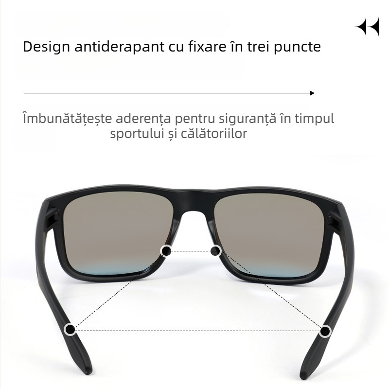 Ochelari de soare TR90 polarizați, protecție UV, unisex, pentru sporturi în aer liber, drumeții și golf