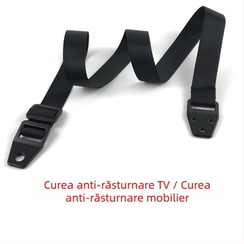 Curea anti-răsturnare pentru mobilier – pentru televizoare, dulapuri, biblioteci; siguranță pentru copii
