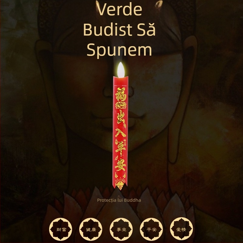 Lampă cu flacără de 10 taste - LED electronică