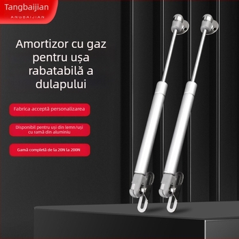 Sistem telescopic cu gaz pentru uși de dulap care se deschid în sus