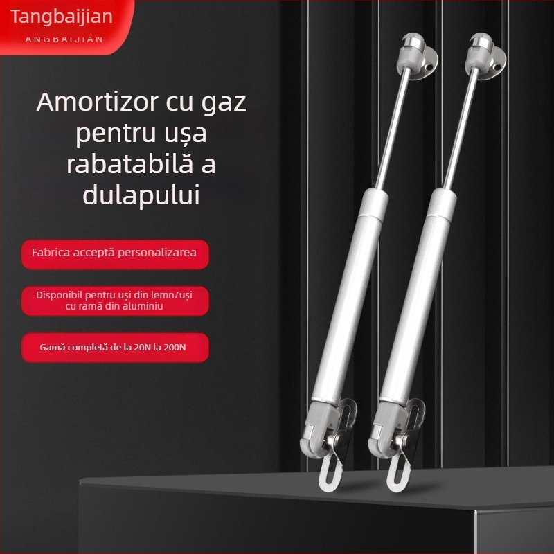 Sistem telescopic cu gaz pentru uși de dulap care se deschid în sus