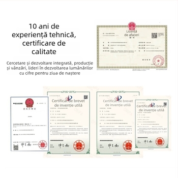Lumânare personalizată pentru ziua nașterii cu cifrele 0–9 și design cu efect de flacără