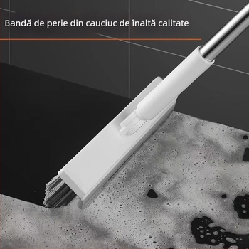 Perie cu mâner lung pentru rosturi de baie — perie cu peri tari pentru plăci, pereți și podea