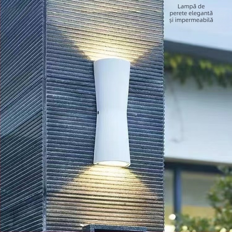 Lumină LED de perete din aluminiu pentru intrare, perete de fundal și decor de scară – design modern minimalist