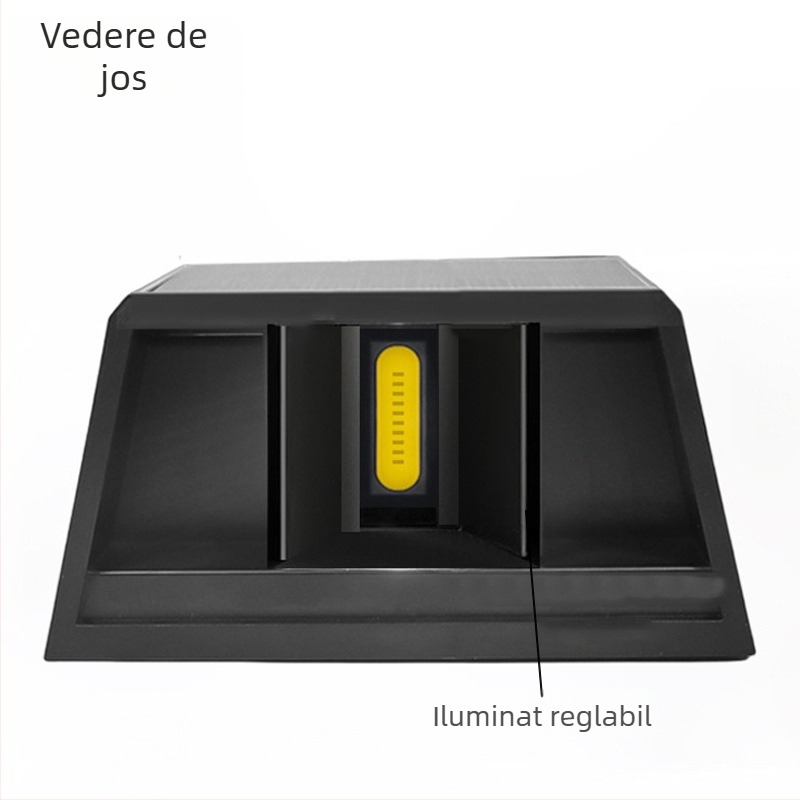 Lampă de perete pentru exterior, decor peisaj curte, iluminare ambientală, lampă solară impermeabilă pentru pereți de grădină