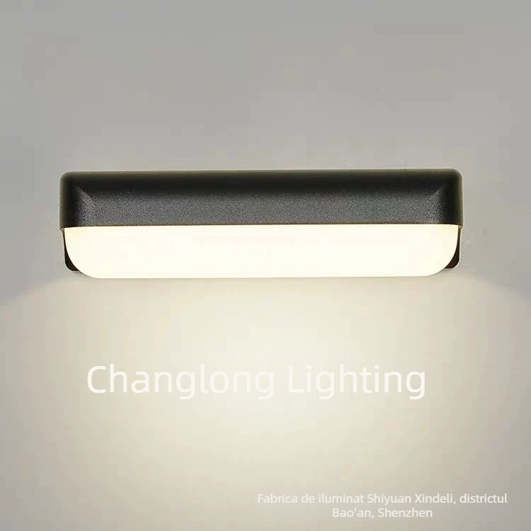 Lampă de perete LED, cu iluminare pe o față sau pe ambele fețe, decorativă pentru balcon, hol și intrare