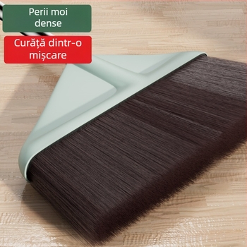 Mătură de uz casnic cu mâner unic, peri moi, cap mare, mâner lung, antiîncurcare a părului, fără a te apleca