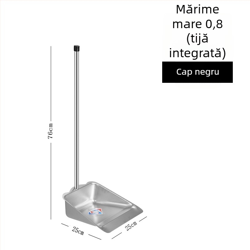 Coș de praf din oțel inoxidabil, într-un singur corp, grosime 0,8 mm, nemagnetic, design patentat pentru uz casnic