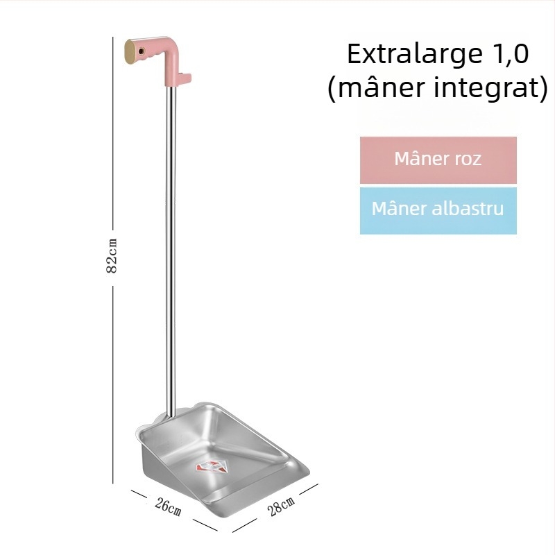 Coș de praf din oțel inoxidabil, într-un singur corp, grosime 0,8 mm, nemagnetic, design patentat pentru uz casnic