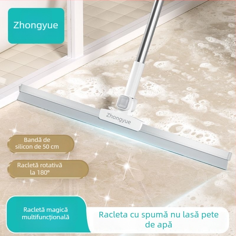 Zhongyue Mătură Magică pentru Baie – Ștergător din silicon pentru apă, podea de baie, model nou