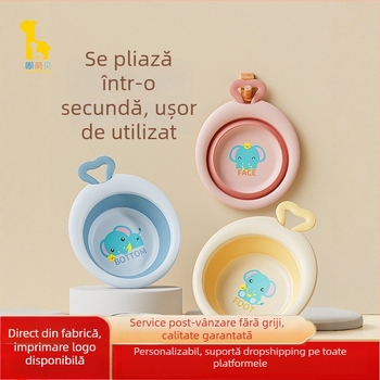 Bazin pliabil pentru bebeluși, din plastic