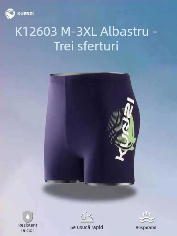 New Swimmer Şorturi de baie pentru bărbați, respirabile, vară, plajă și activități acvatice