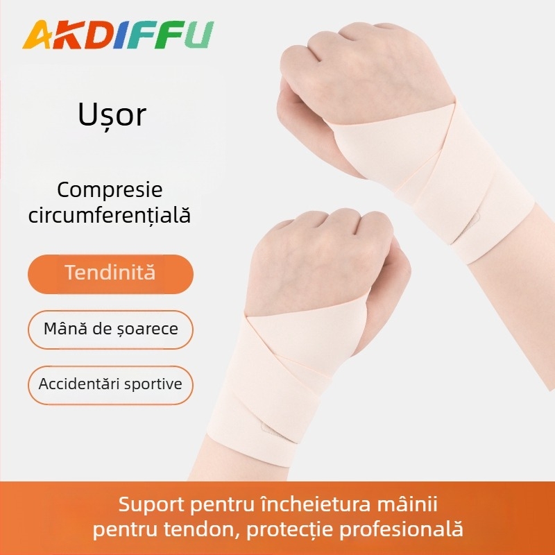 Protecție de încheietură subțire din Lycra, pentru badminton și antrenament cu gantere, reglabilă bidirecțional