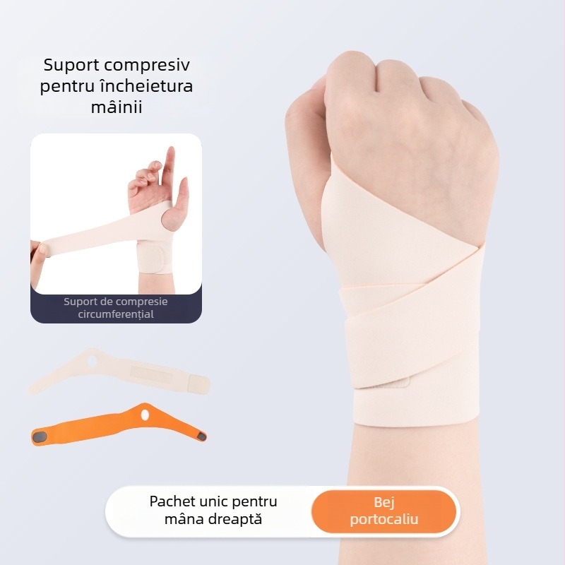 Protecție de încheietură subțire din Lycra, pentru badminton și antrenament cu gantere, reglabilă bidirecțional