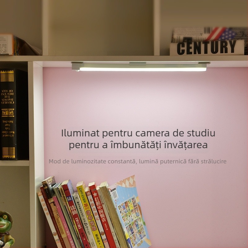 Lumină de noapte inteligentă cu încărcare wireless și senzor de mișcare pentru uz casnic, fără cabluri, bandă LED pentru holuri și garderobe