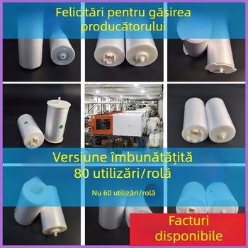 Capac de toaletă inteligent cu înlocuire automată, pernă rotativă de unică folosință și folie plastică de igienă