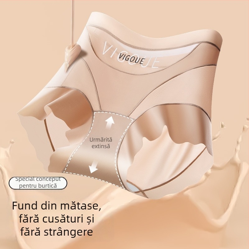 Chiloți cu talie înaltă pentru controlul abdomenului, plasă respirabilă din nailon, shapewear antibacterian pentru femei, mărime plus