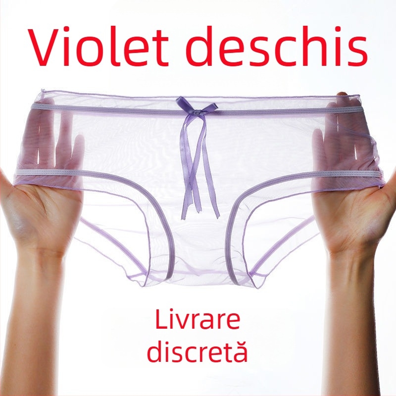 Chiloți de femei transparenți din plasă 1/3, vară răcoroasă, respirabili, talie medie