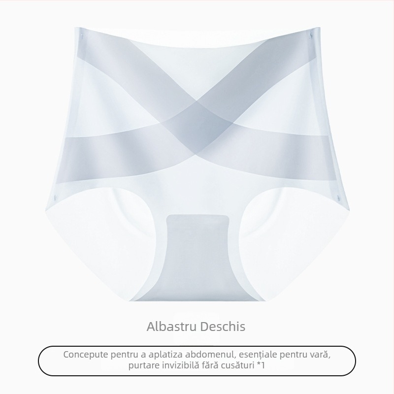 X shapewear bandaj din ice silk pentru femei – talie înaltă, ridicare a șoldurilor și abdomenului, material respirabil ultra-subțire