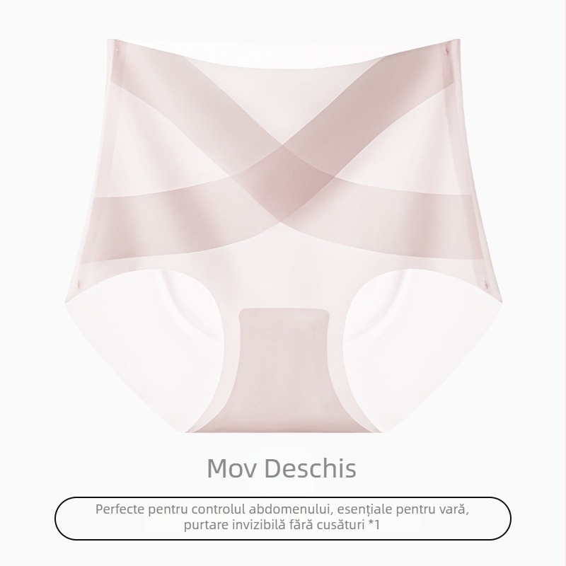 X shapewear bandaj din ice silk pentru femei – talie înaltă, ridicare a șoldurilor și abdomenului, material respirabil ultra-subțire