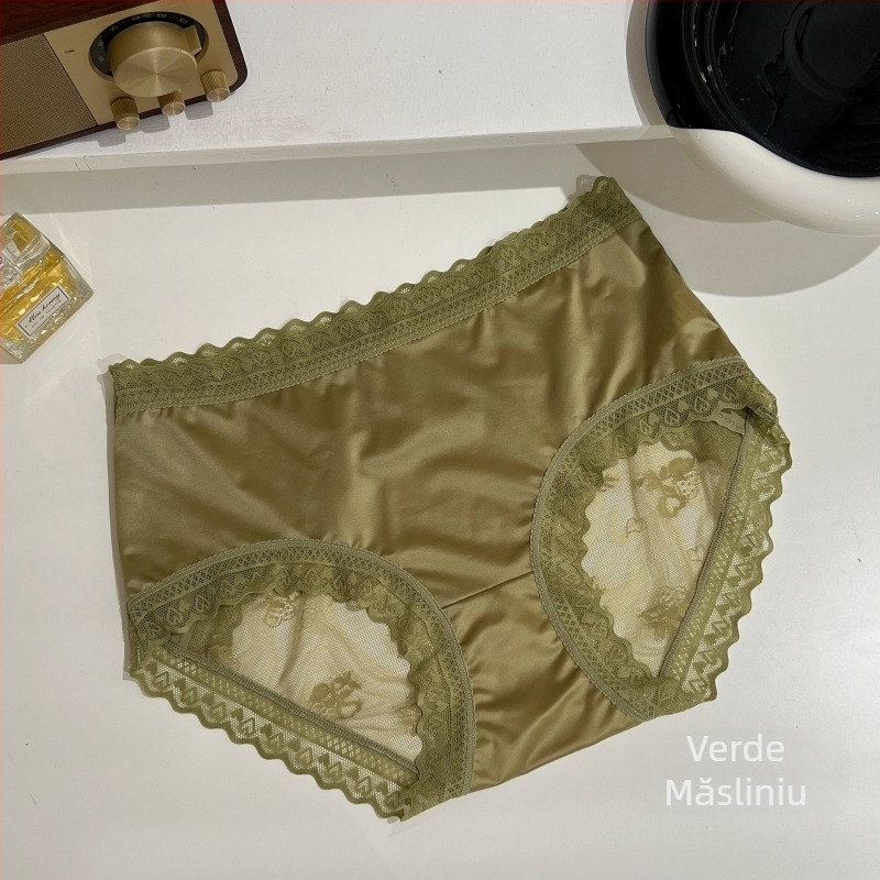 Chiloți dama din dantelă sexy, cu control al taliei și ridicare a fesierului, talie medie, căptușeală din bumbac respirabil, bikini pentru vară