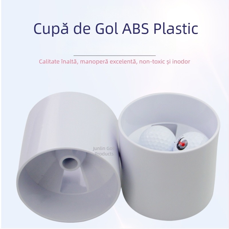 Nucleu detașabil din ABS pentru cupa găurii de golf, cu con de turnare și orificiu de drenaj