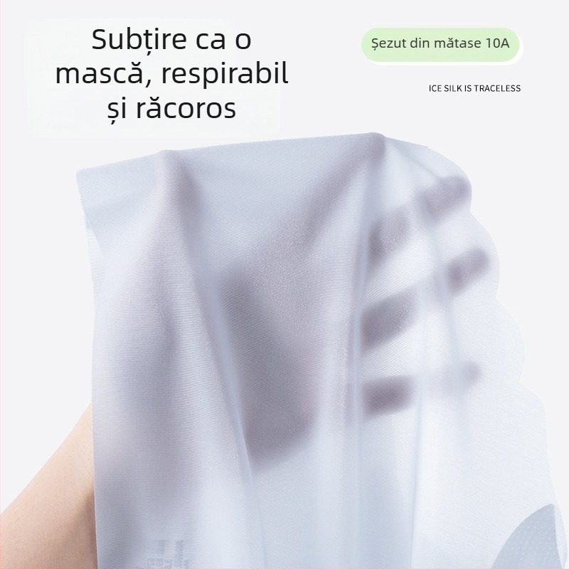 Lenjerie intimă de damă din ice silk pentru vară, zonă antibacteriană, confortabilă și respirabilă, chiloți triunghiulari fără cusături, fără linii vizibile