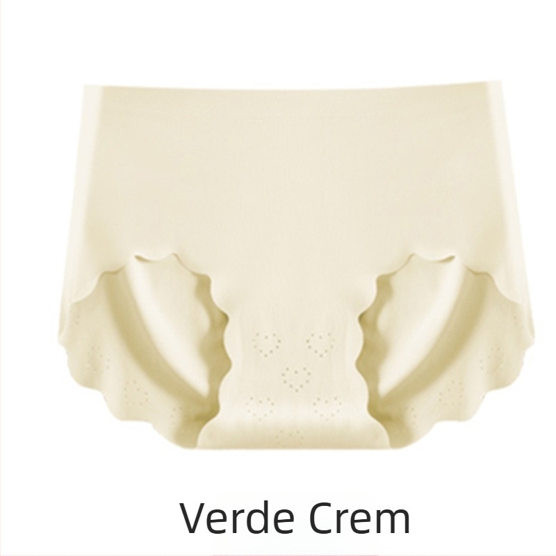 Chiloți pentru femei Ice Silk, talie medie, respirabili, cu căptușeală din bumbac