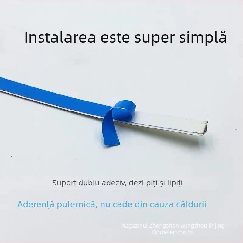 Lumină LED pentru tavan, design special, sursă de iluminat pentru înlocuire, driver 220V, bandă de lumină moale reglabilă în trei culori, 2835 temperatură duală