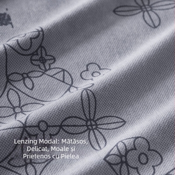 Chiloți bărbătește Lenzing Modal, fără cusături, respirabili boxer briefs cu mulberry silk în zona inghinală și antibacterian
