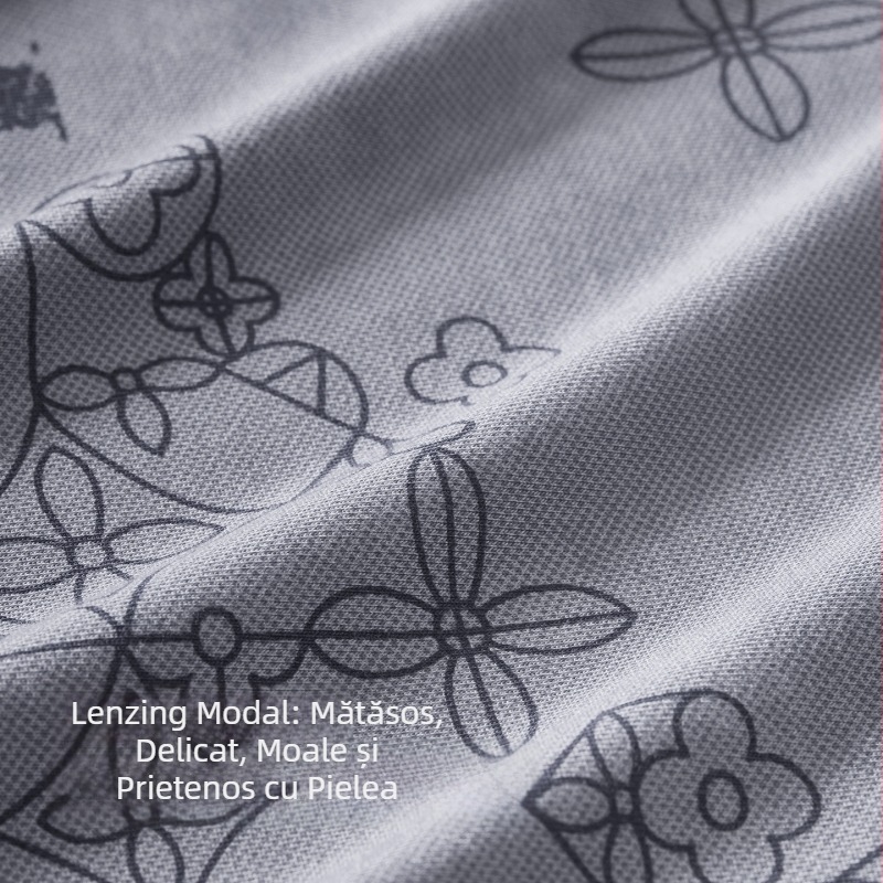 Chiloți bărbătește Lenzing Modal, fără cusături, respirabili boxer briefs cu mulberry silk în zona inghinală și antibacterian