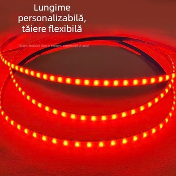 Bandă LED COB ultra-îngustă, 5V, 5 mm RGB, cu schimbare de culoare pentru iluminare ambientală în interiorul mașinii