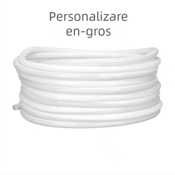 Bandă LED flexibilă, circulară, personalizată pentru iluminare în exterior, 360°, efect neon, 12V/24V