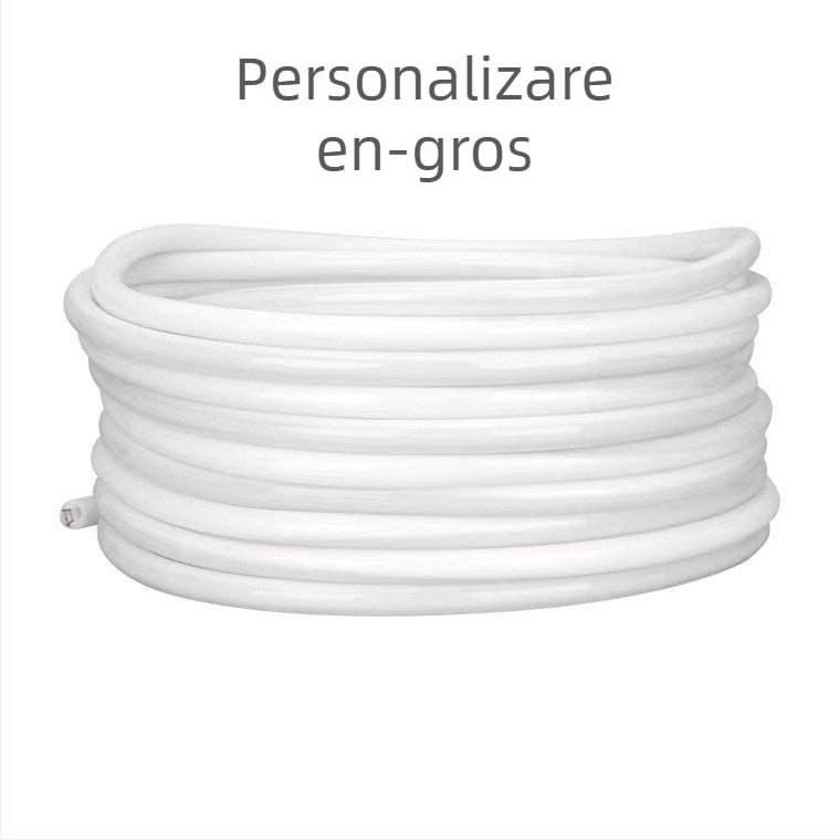 Bandă LED flexibilă, circulară, personalizată pentru iluminare în exterior, 360°, efect neon, 12V/24V
