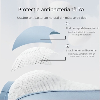 Lenjerie intimă masculină 2025 - model nou, căptușeală în zona genitală din mătase mulberry, antibacteriană, respirabilă, plăcută la atingere, material modal