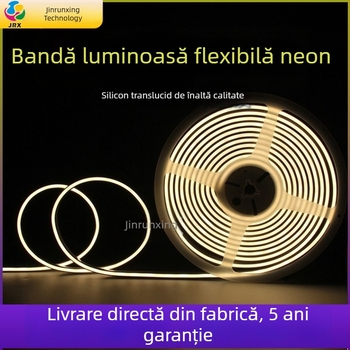 Bandă LED flexibilă din silicon extrudat, bi-color, 5x10, pentru dulapuri de bucătărie inteligente